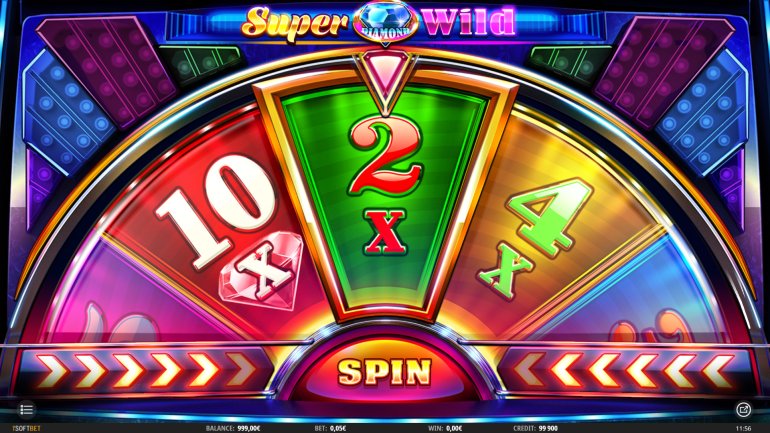 bonus wheel of fortune slot machine il Super Wild Diamond