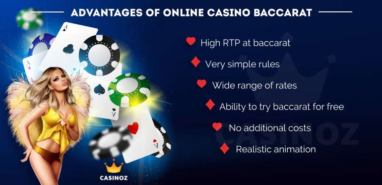 vantaggi di giocare a baccarat in un casinò online