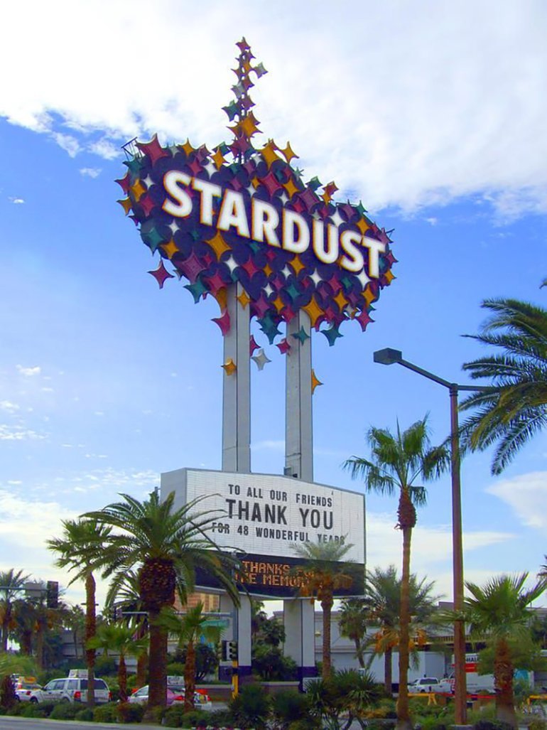 Insegna del casinò Stardust