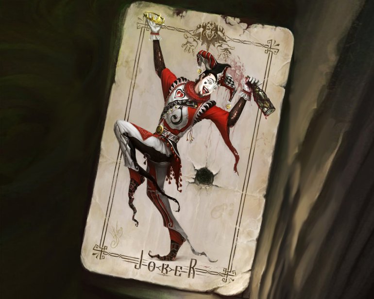 Carta vecchia Joker
