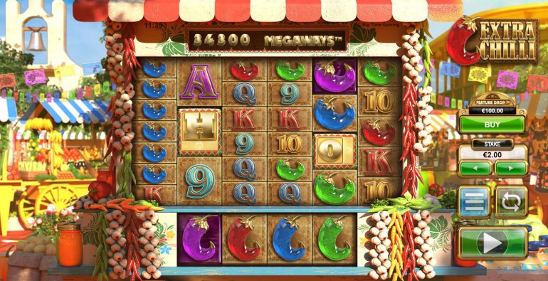 Video slot Extra Chilli con Megaways
