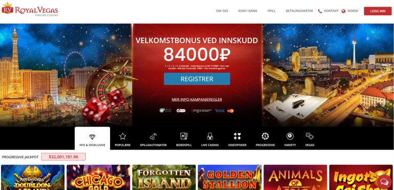 Casinò mobile Royal Vegas