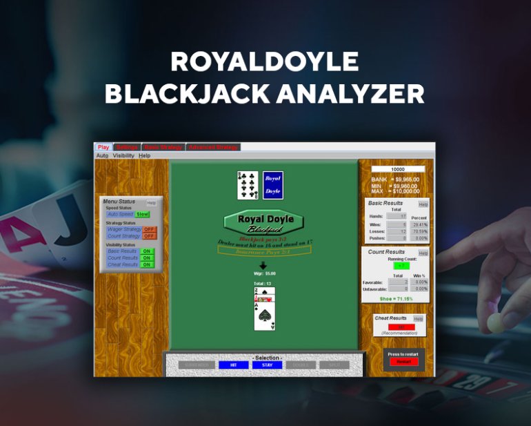 RoyalDoyle Blackjack Analyzer analisi statistica del blackjack