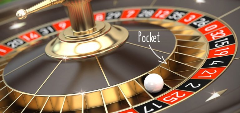 tasche per la pallina alla roulette