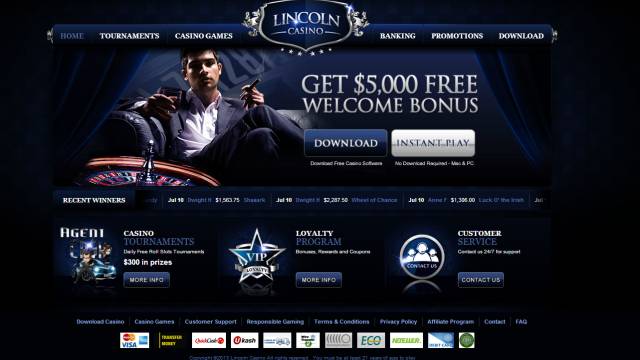 Casinò online per i giocatori d'azzardo degli Stati Uniti.