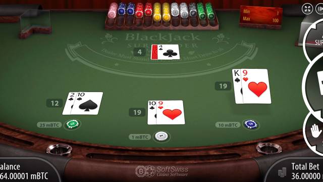 Regola della resa in vari Blackjack