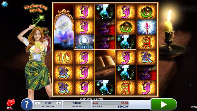 "Video slot "Enchanted