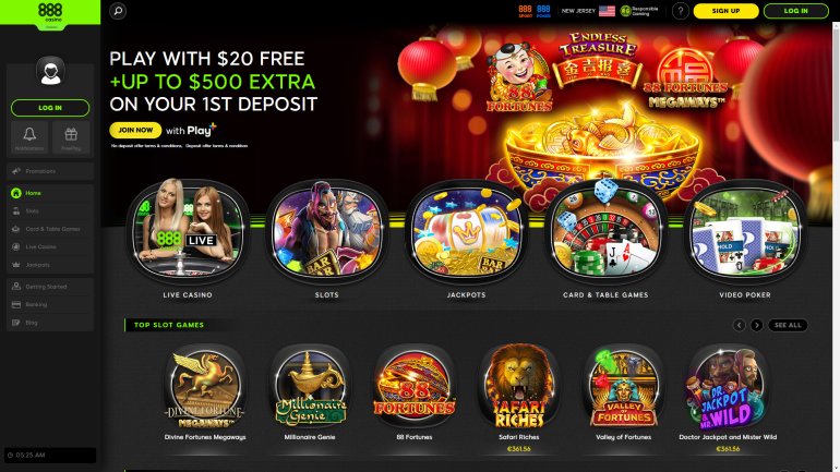 casinò online 888