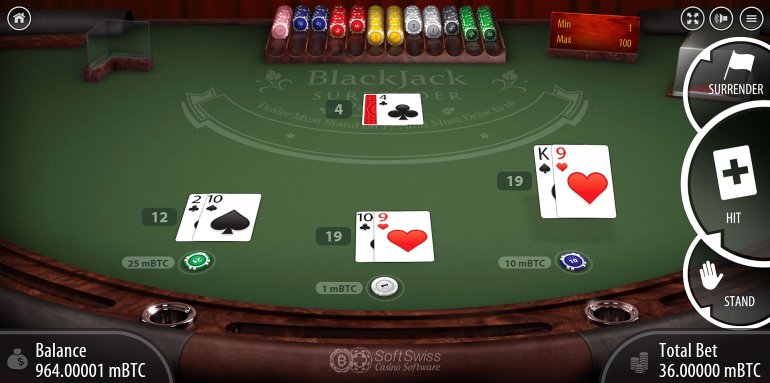 Fare o non fare la resa nel blackjack