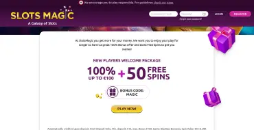 100% up to €100 and 50 free spins on your first deposit at Slots Magic: Casinò online Slots Magic