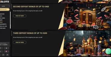 Bonus up to €2000 + 550 FS on your first four deposits at 1xSlots: Casinò online 1xSlots