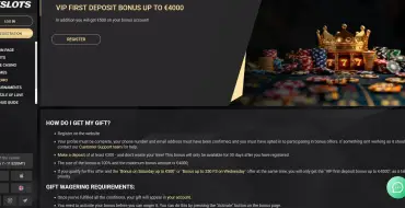 VIP bonus up to €4000 on your first deposit at 1xSlots: Casinò online 1xSlots