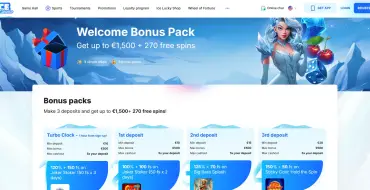Up to €1,500 and 270 free spins on your first three deposits at Ice Casino: Casinò online Ice