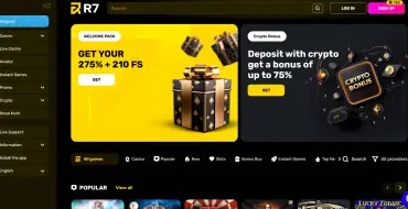 Enhanced welcome package: up to €600 + 210 FS at R7 Casino: Casinò online R7