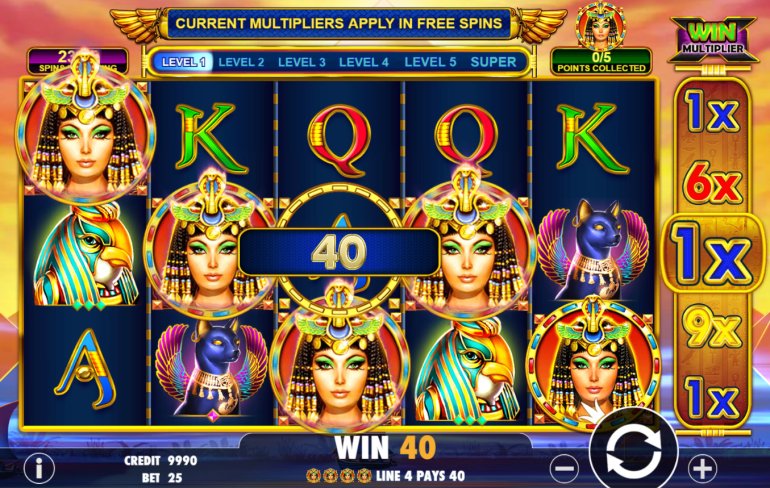 Video slot Queen of Gold