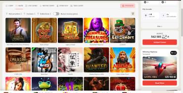 1GO Casino: Giochi