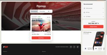 1GO Casino: Attività