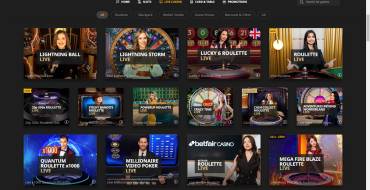Betfair casino: In diretta