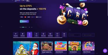 CryptoBoss Casino: Interfaccia