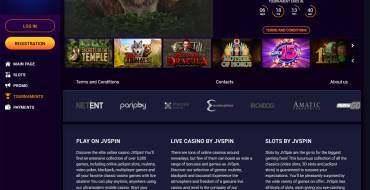 JVSpinBet Casino: Tornei