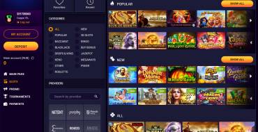 JVSpinBet Casino: Giochi