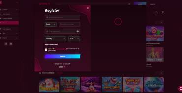 Kent Casino: Registrazione