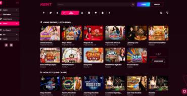 Kent Casino: Rivenditori dal vivo