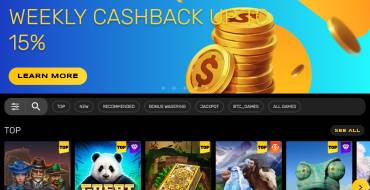 RocketPlay Casino: Sito web
