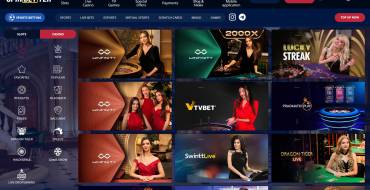 SpinBetter Casino: Rivenditori dal vivo