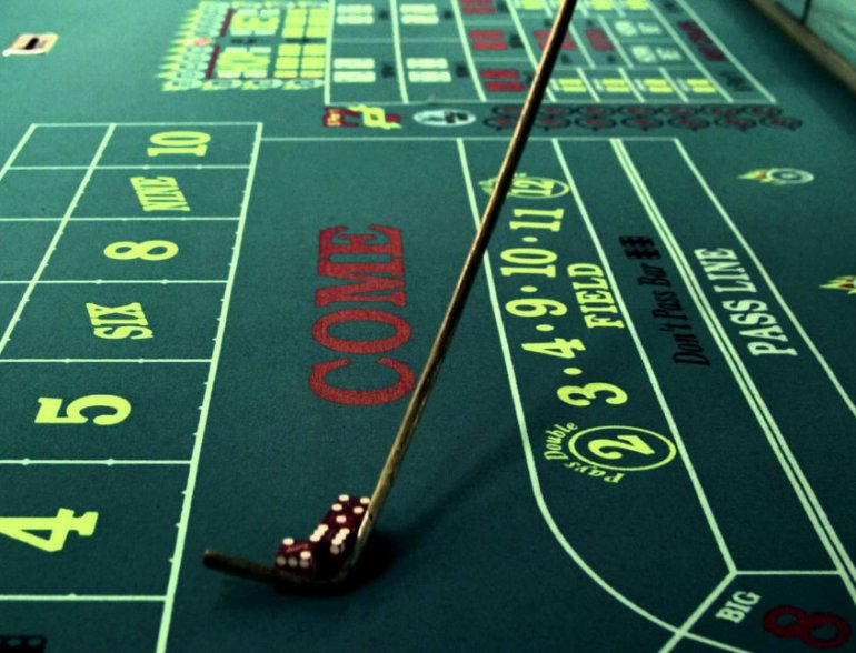 Tavolo da craps nel casinò