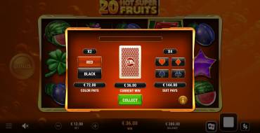 20 Hot Super Fruits: Gioco del rischio