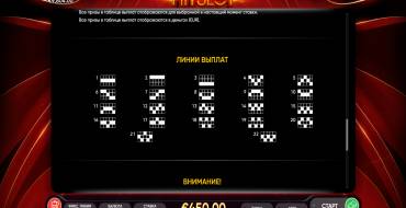 2022 Hit Slot: Tabella dei pagamenti