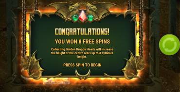 24K Dragon: Giri gratis e/o respin