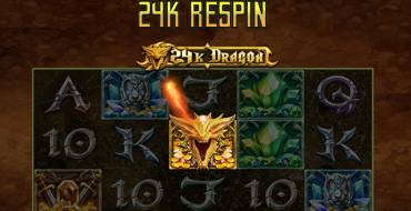 24K Dragon: Giri gratis e/o respin