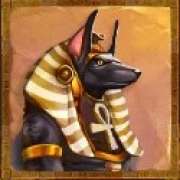 Anubi simbolo in Gods of Egypt slot