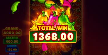 3 Chillies and Joker: Hold and Win: Vincite