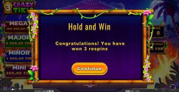 3 Crazy Tikis: Giochi bonus