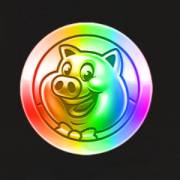 3 Porky Banks Extra: Monete (oro, blu, viola, rosso, arcobaleno)