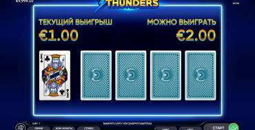 3 Thunders: Gioco del rischio
