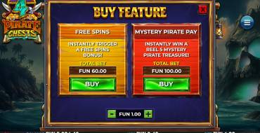 4 Pirate Chests: Caratteristiche uniche