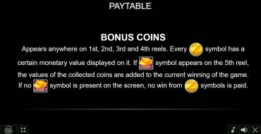40 Golden Coins: Caratteristiche uniche