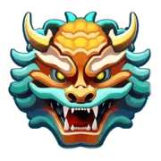 Maschera del drago simbolo in Dragon’s Lucky 25 slot