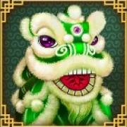 5 Lucky Lions: Simbolo del leone (verde)
