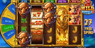 5 Wild Buffalo 2: Giri gratis