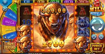 5 Wild Buffalo 2: Vincite