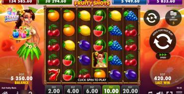 5x6 Fruity Shots: Slot machine
