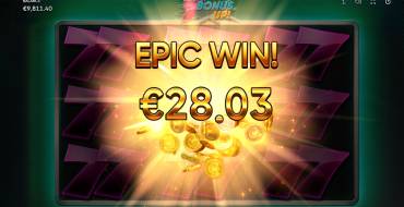 7 Bonus Up: Vincite