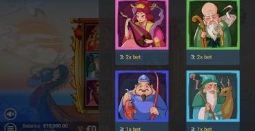 7 Lucky Gods: Tabella dei pagamenti