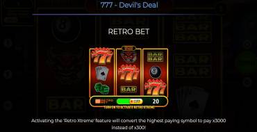 777 – Devil’s Deal: Caratteristiche uniche