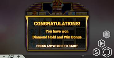 777 Jackpot Diamond Hold and Win Deluxe: Giochi bonus